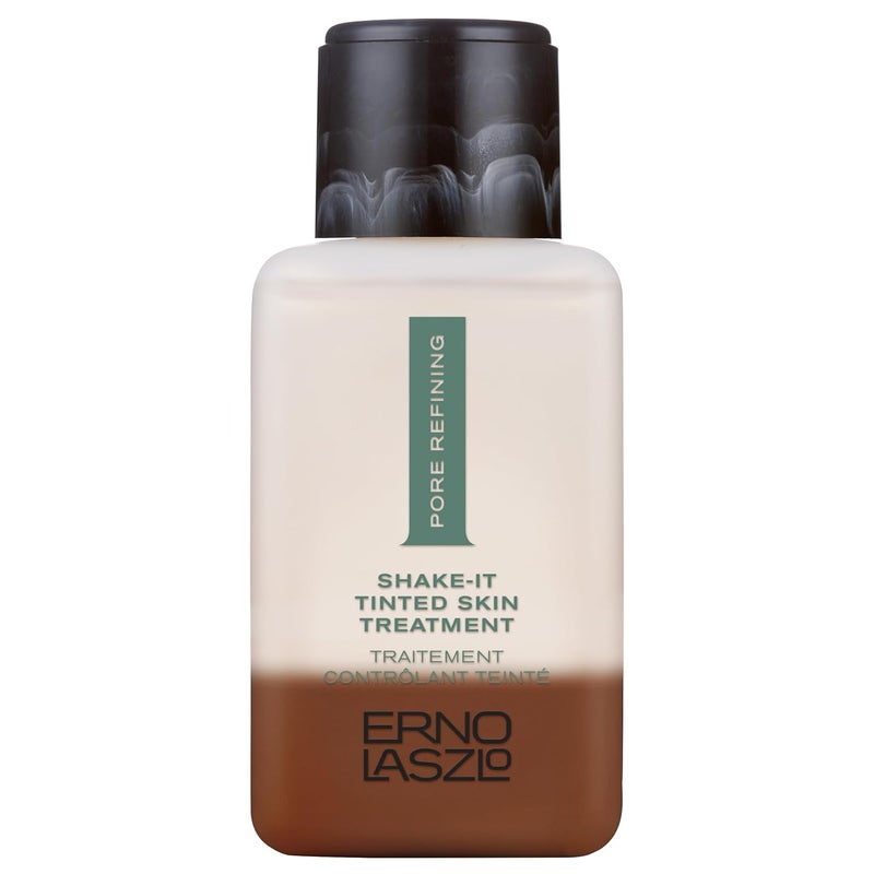 ERNO LASZLO Shake-It Tinted Skincare Treatment, Deep Face Tint for Deeper Complexions, Beautiful Skin Tone, Controls Oil, Natural Matte Finish (3 Fl Oz) - Image 1